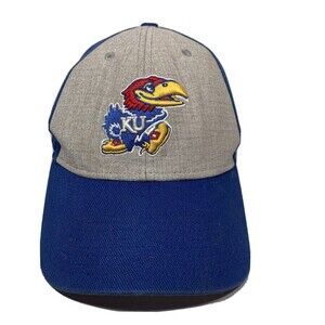 Kansas Jayhawks Fan Favorite Adjustable Hat Blue Gray